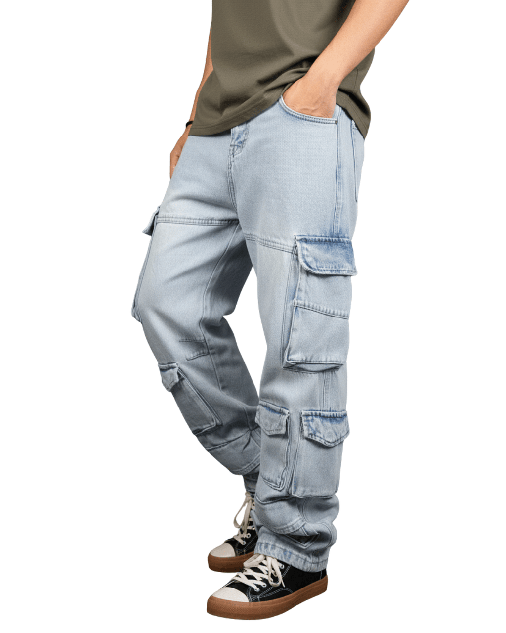 Chaos Cargo Denim Jeans - NEXO UNIFIED